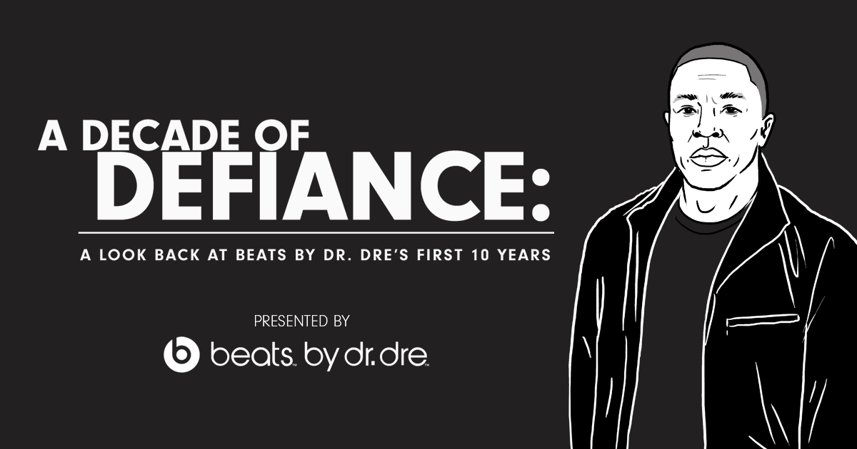 Beats by Dr. Dre First 10 Years microsite